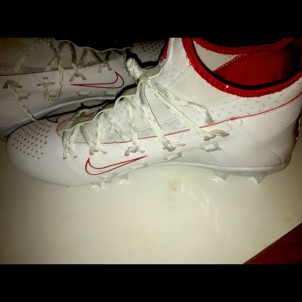 Size 16 - Nike Alpha Huarache 6 Elite LAX Premium White University Red